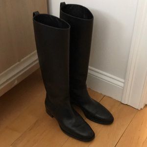 Like new black J. Crew riding boots